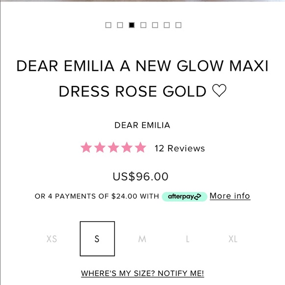 Hello Molly Dear Amelia Rose Gold Dress - Picture 4 of 12